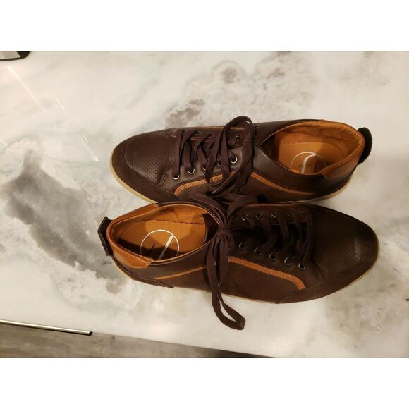 Javi‎ Mens Leather Lined Casual Shoes Lace Up - 9